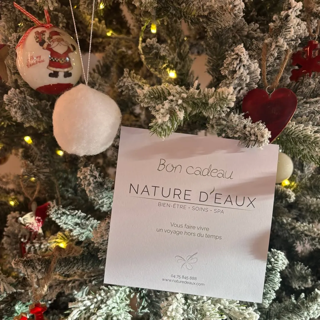 Offrir le bien-être à Noël avec Nature d'Eaux, en Drôme